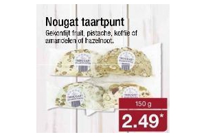 nougat taartpunt