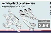koffielepels of gebaksvorken