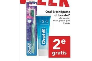oral b tandpasta of borstel