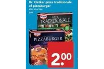 dr oetker pizza tradizionale of pizzaburger