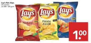 alle soorten lay s flat chips