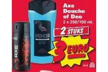 axe douche of deo