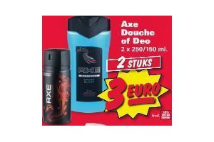 axe douche of deo