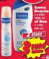 sanex douche of deo