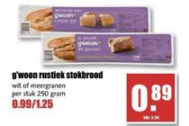 g woon rustiek stokbrood