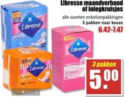 libresse maandverband of inlegkruisjes