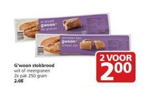 g woon stokbrood