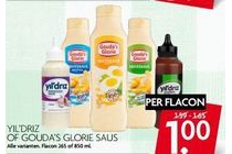 yill driz of gouda s glorie saus