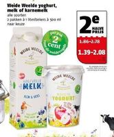 weide weelde yoghurt melk of karnemelk
