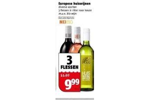 europese huiswijnen