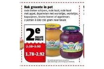 hak groente in pot