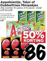 appelsientje taksi of dubbelfrisss minipakjes