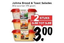 johma brood en toast salades