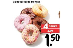 gedecoreerde donuts