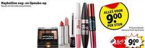 maybelline oog en lipmake up