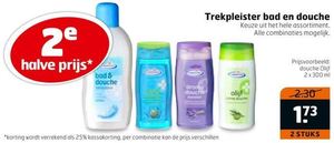 trekpleister bad en douche