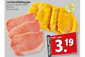 varkensfiletlapjes