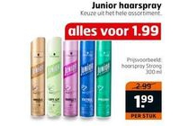 junior haarspray