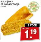saucijzen of kaasbroodje