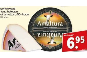 geitenkaas jong belegen of amaltura 50 kaas