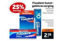 fixodent kunstgebit verzorging