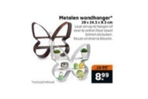 metalen wandhanger