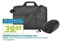 temium laptoptas en draadloze muis