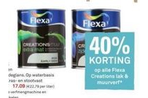 flexa creations lak en muurverf