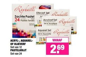 acryl aquarelof olieverf of pastelkrijt