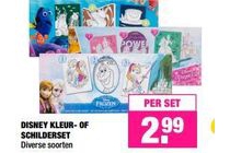 disney kleur of schilderset