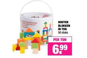 houten blokken in ton