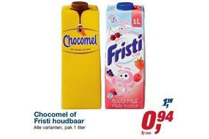 chocomel of fristi houdbaar