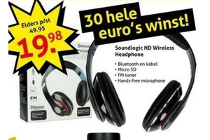 soundlogic hd wireless headphone