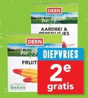 deen biologisch waterijs fruitpijl of aardbei en perenijsjes