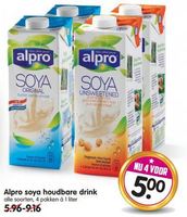 alpro soya houdbare drink