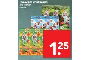 roosvicee drinkpakjes