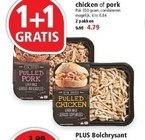 pulled beef chicken of pork