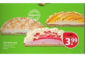 plus halve vlaai