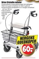 drive cristallo rollator