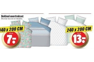 dekbed overtrekset