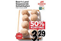 boer n gepaneerde gehaktballen