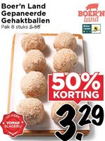 boer n gepaneerde gehaktballen