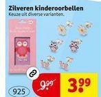 zilveren kinderoorbellen