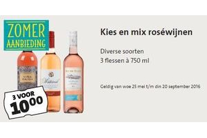 kies en mix rosewijnen