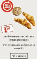 jumbo ovenverse croissants of kaiserbroodjes