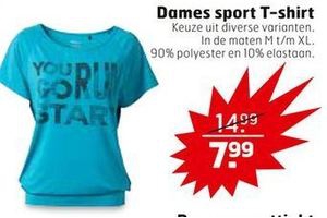 dames sport t shirt