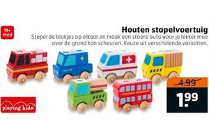 houten stapelvoertuig