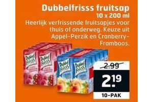 dubbelfrisss fruitsap