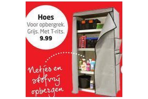 hoes voor opbergrek