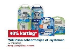 wilkinson scheermesjes of systemen